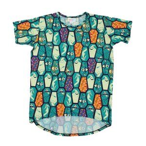 LuLaRoe Julia Fitted Disney Nightmare Before Christmas Kids sz14